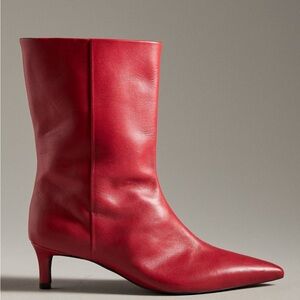 Seychelles Game Changer Ankle Boots - Red Leather - Women's
